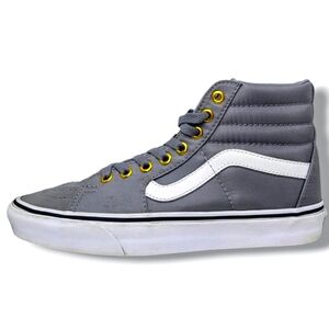 Vans | Old Skool SK8-Hi Satin Grey Nylon High Top Sneakers Women's Size 7.5